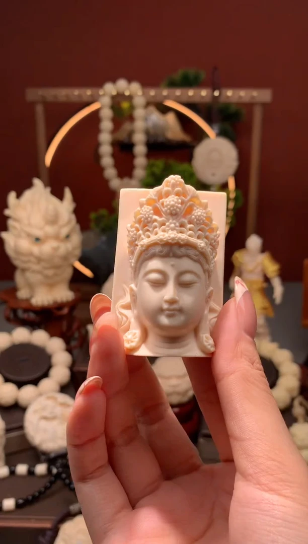 【闪购商品】菩提根/象牙果手串【重工版】观音头