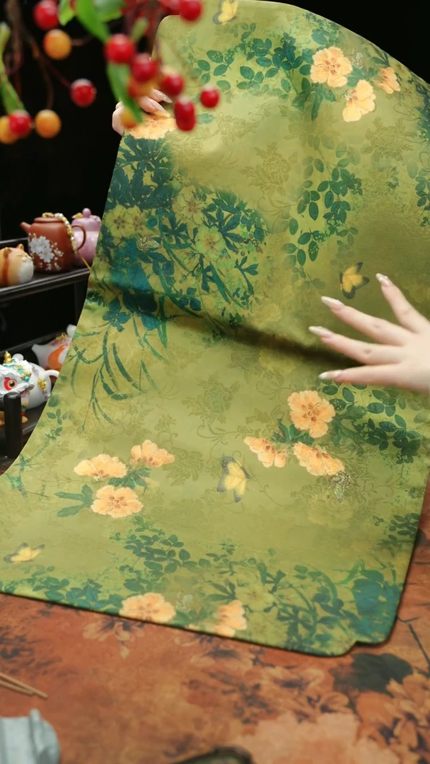 【闪购商品】68*36春颜缎面防水茶席