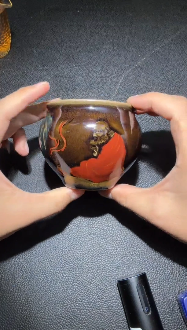 茶盏赖礼同描金达摩61