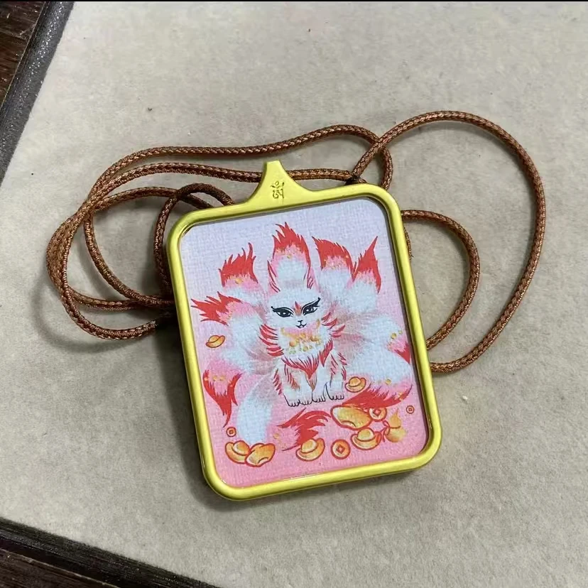 M51 藏风唐卡项链手工编织