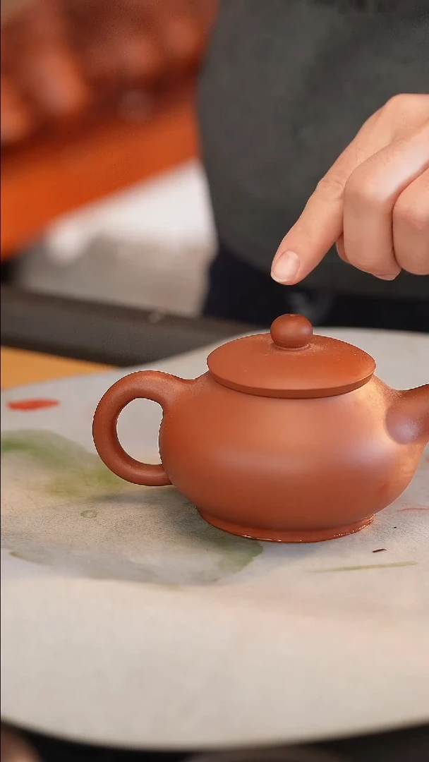 茶壶紫砂原矿手工制作