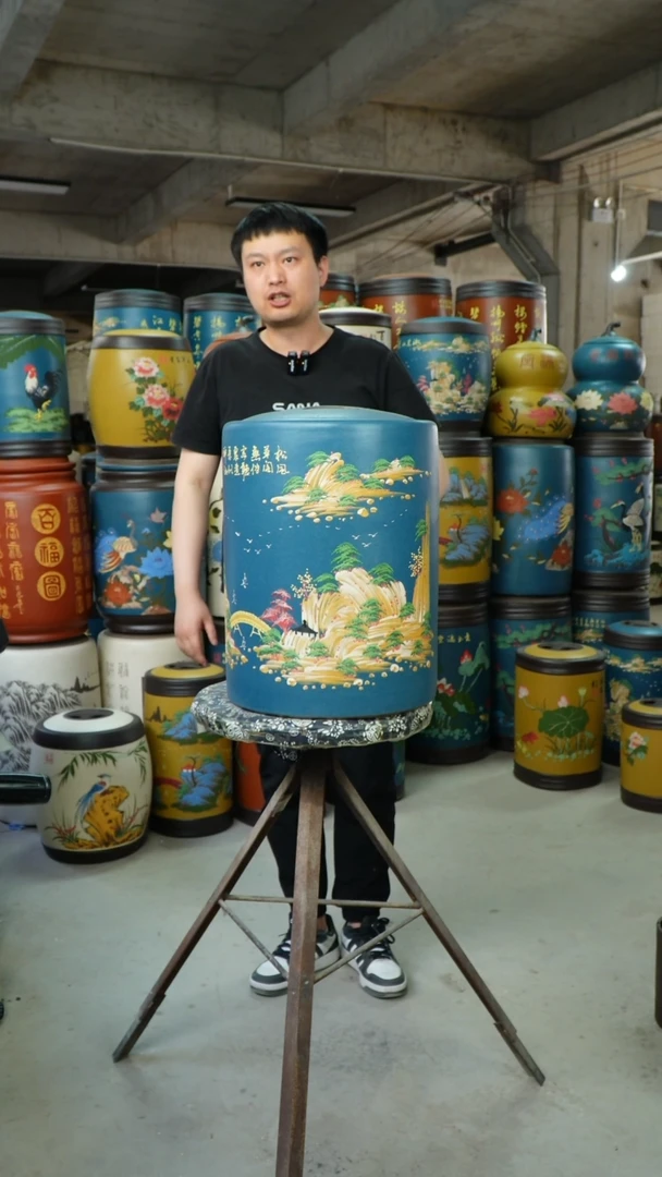 宜兴原矿紫砂茶叶罐