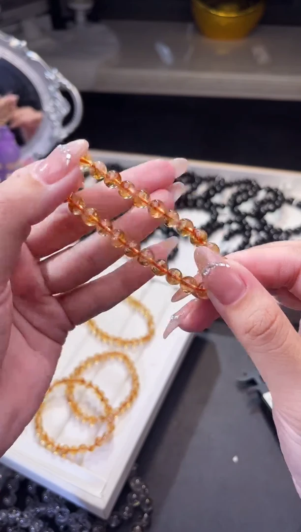 【闪购商品】水晶/未镶嵌H73黄水晶7mm