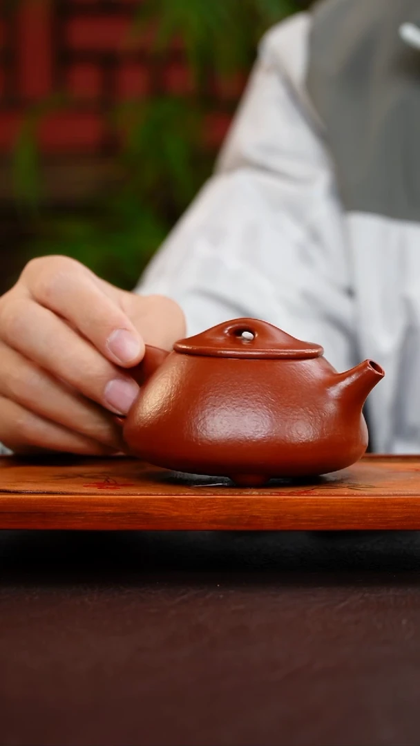 茶壶紫砂大红袍景舟石瓢