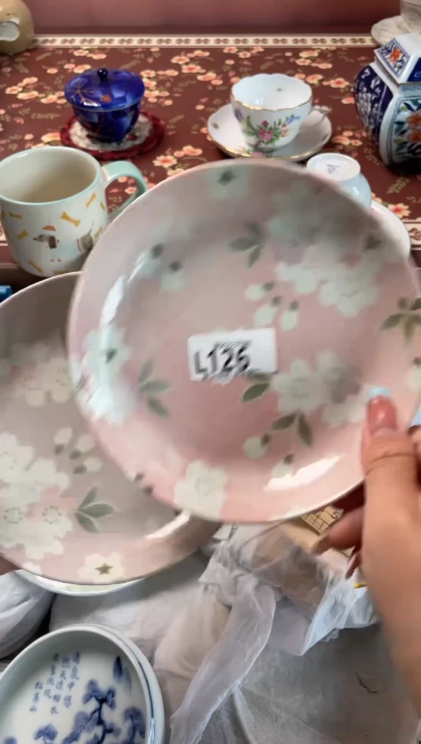 瓷片嘎**啦瓷器瓷器L126