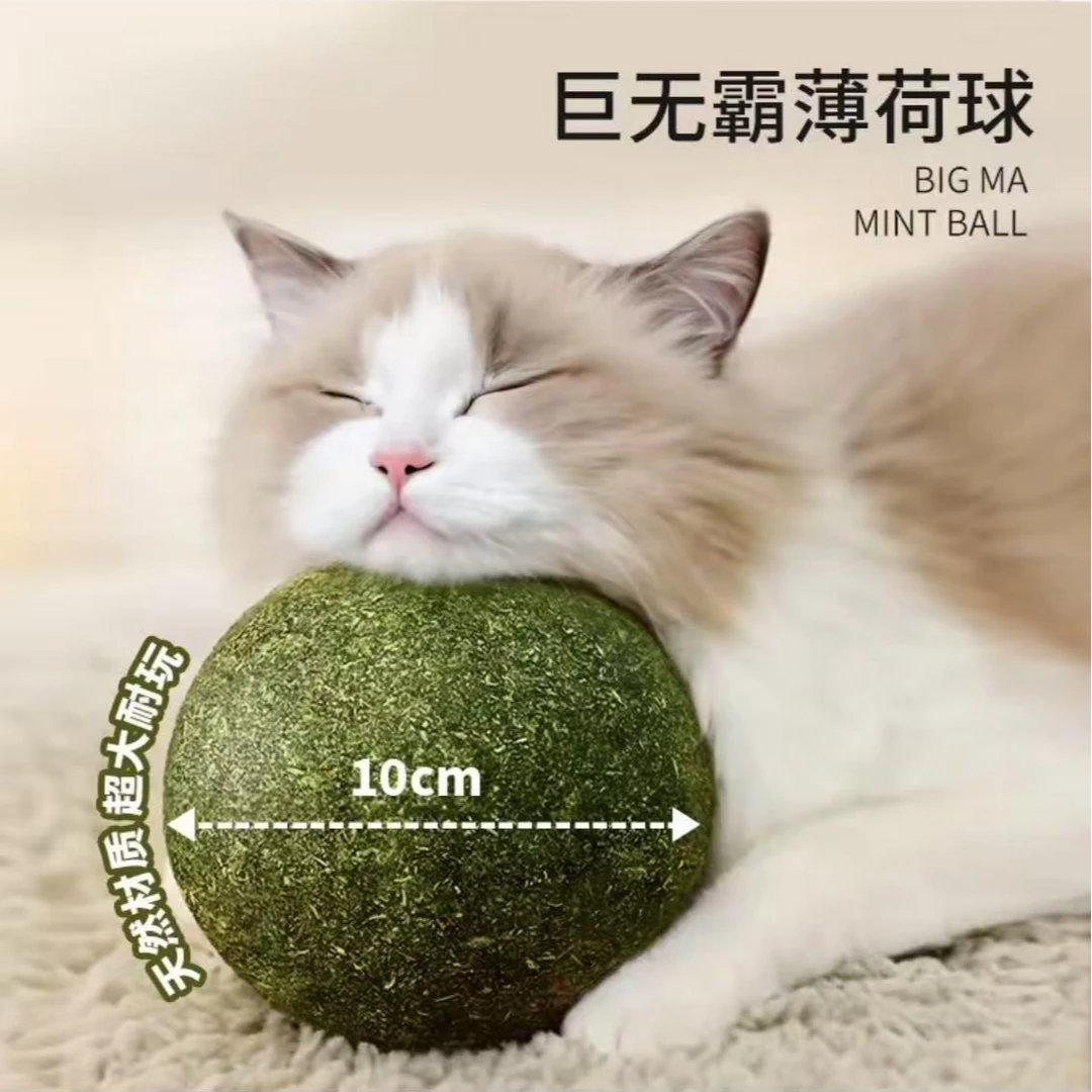 猫薄荷球超大猫玩具自嗨解闷神器磨牙猫草球逗猫棒猫咪用品