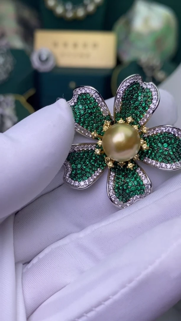 【闪购商品】海水珍珠胸饰未镶嵌11