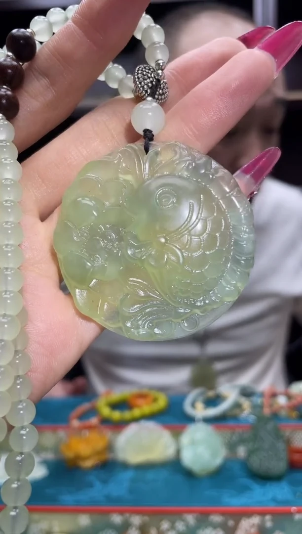 未镶嵌岫玉吊坠多样性发*货拍一发一