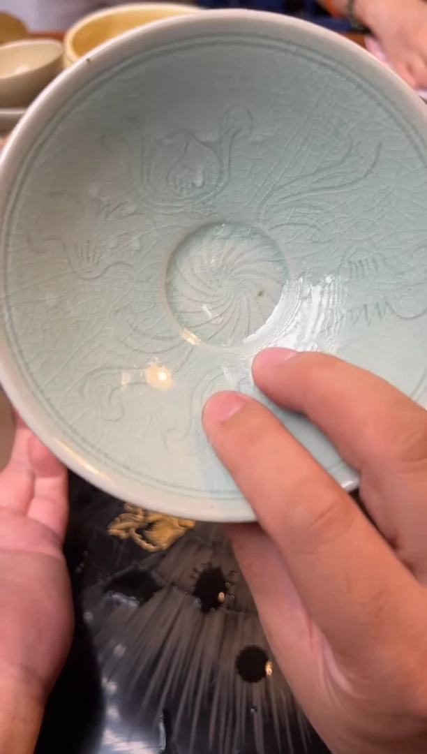 瓷器天***膀青瓷大碗福利