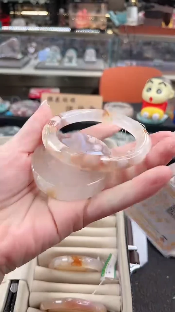 未镶嵌手镯石英质玉56圈口 （赠品镯心）3984742