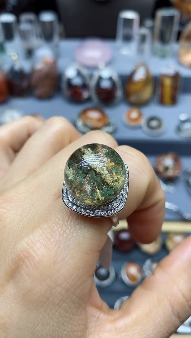 【闪购商品】水晶戒指银S925镶嵌水晶水晶