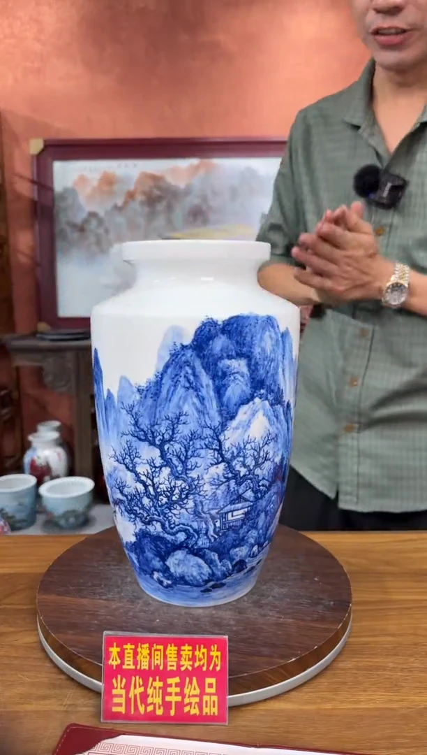 吴义松陶盟手工手绘陶瓷编码：4938
