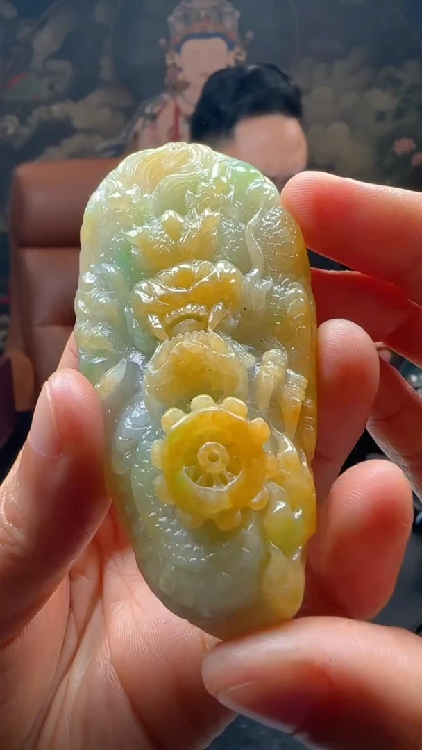 【闪购商品】定制翡翠未镶嵌L-@@QJXC11786