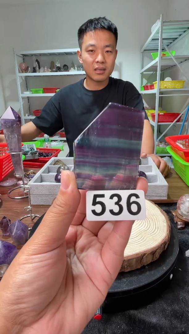 未镶嵌水晶大型摆件（非配饰）萤石牌子536