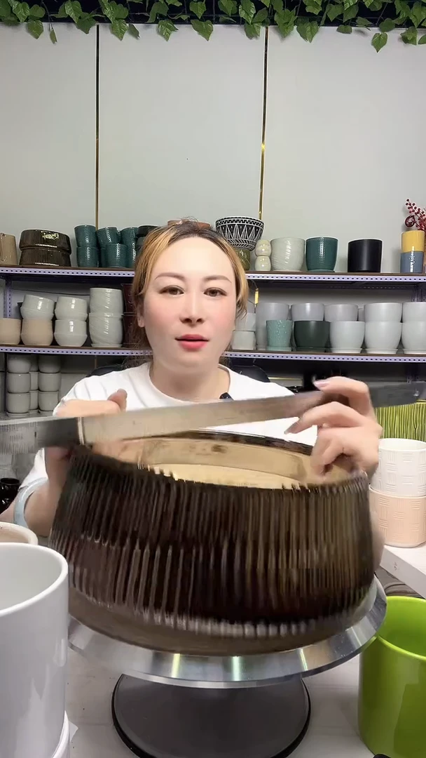 陶瓷花盆默认打孔宽高