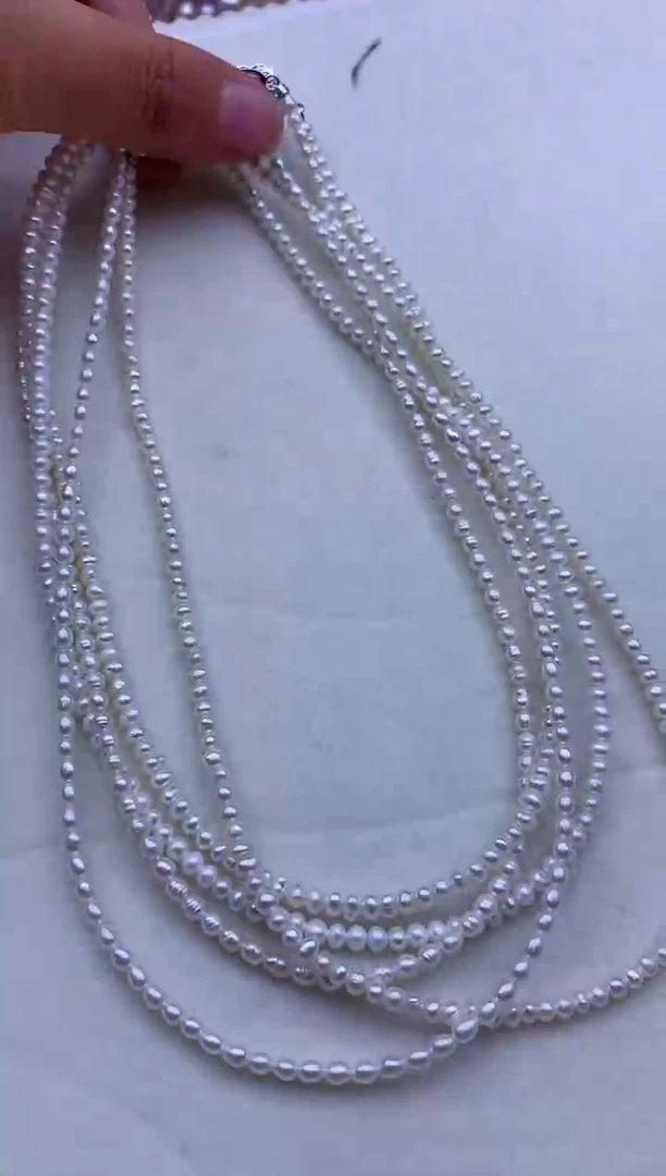 【闪购商品】淡水珍珠项链合金多发其一