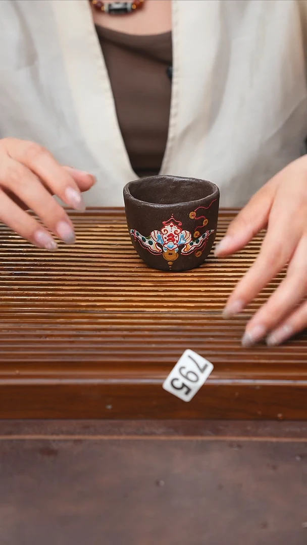 万古烧粗陶手工茶具
