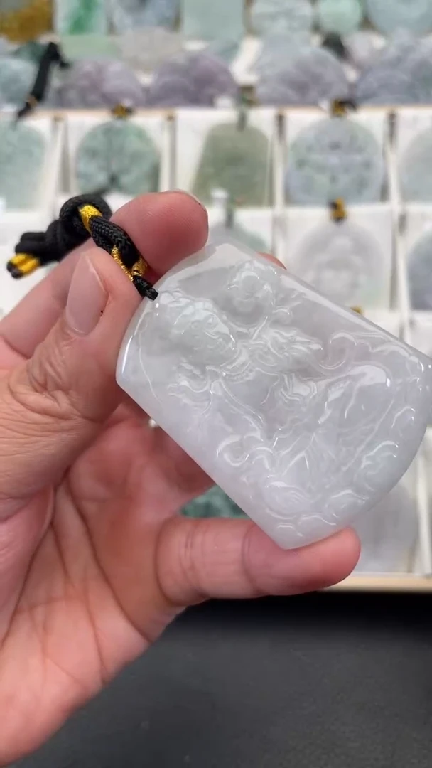 颈饰未镶嵌翡翠天然缅甸翡翠A货110