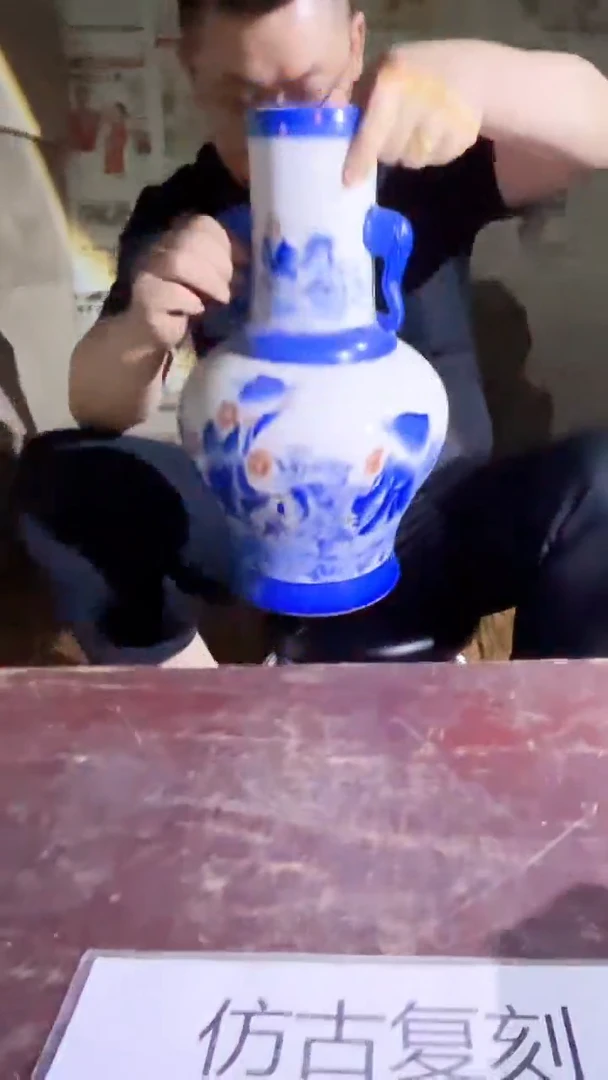 摆件景德镇陶瓷流水165