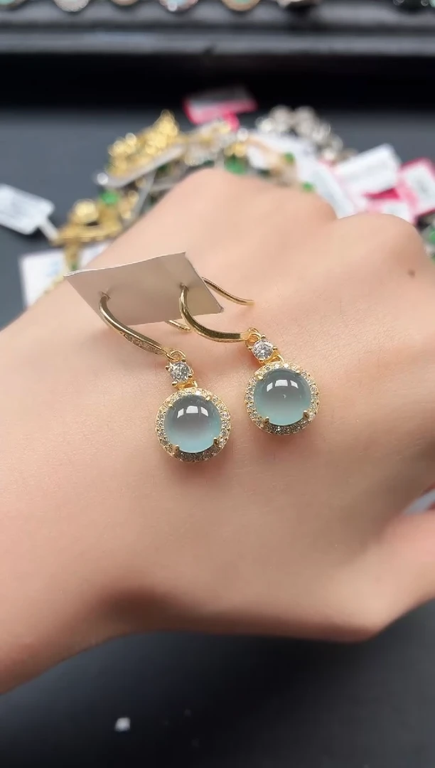 银S925镶嵌戒指翡翠11