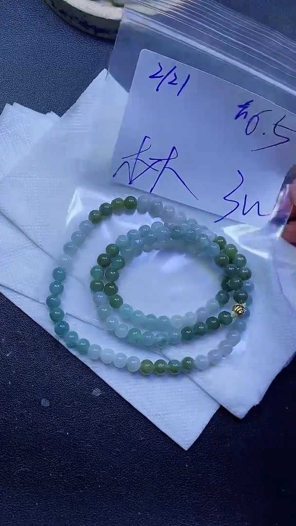【闪购商品】定制翡翠未镶嵌珠串
