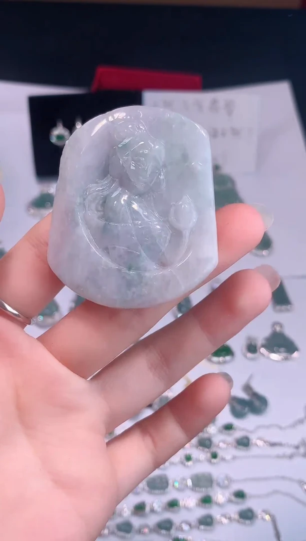 颈饰未镶嵌翡翠0芹0翡翠珠宝705