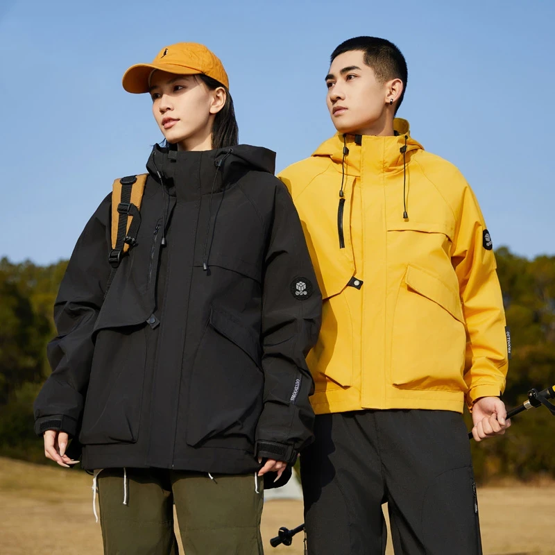 B门店69&9！寻山冲锋衣」男/女款轻户外防风耐磨休闲工装外套C23068