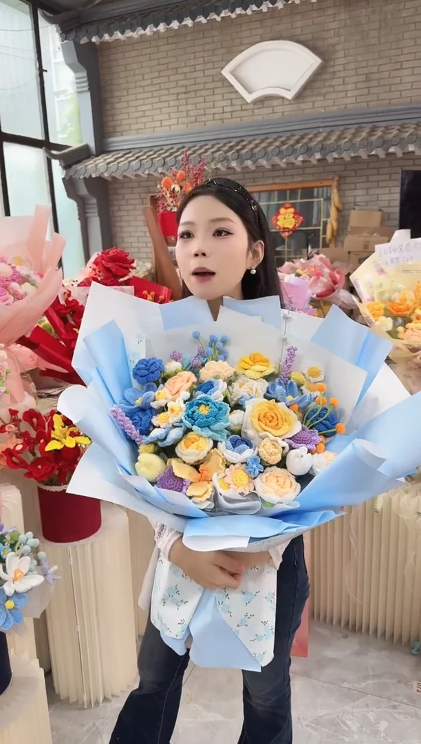 非遗手工定制花束，孤品清仓！！