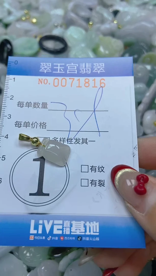 【闪购商品】翡翠颈饰未镶嵌闪购0071816