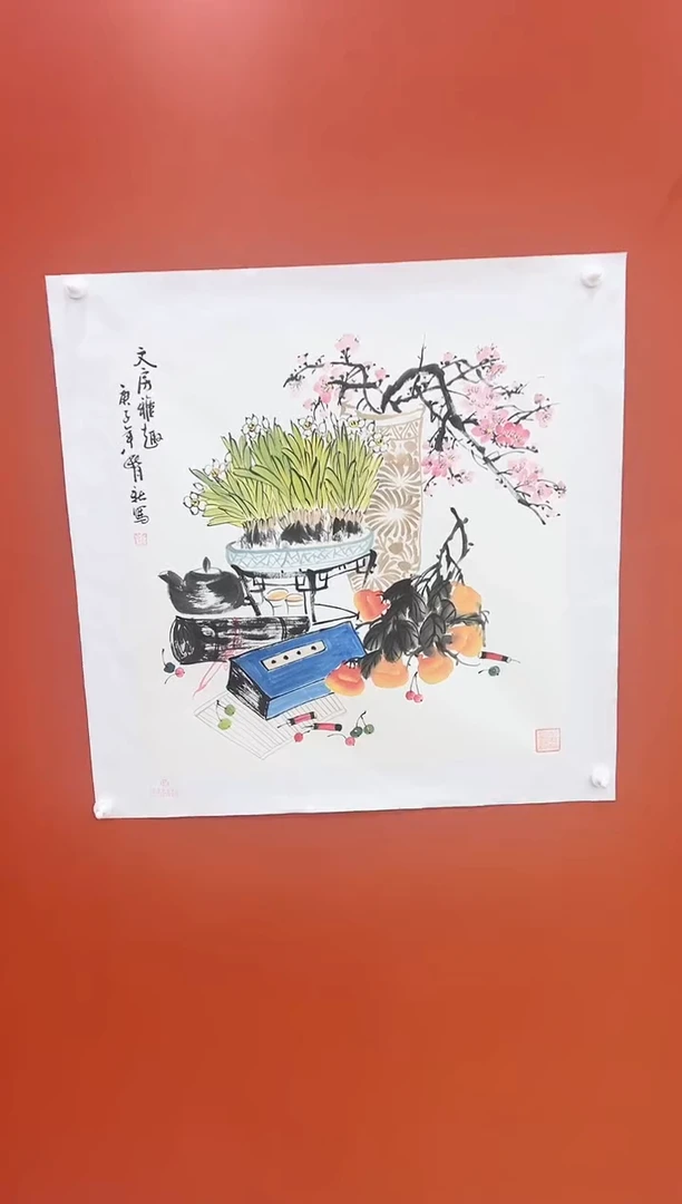 国画王月新国画作品