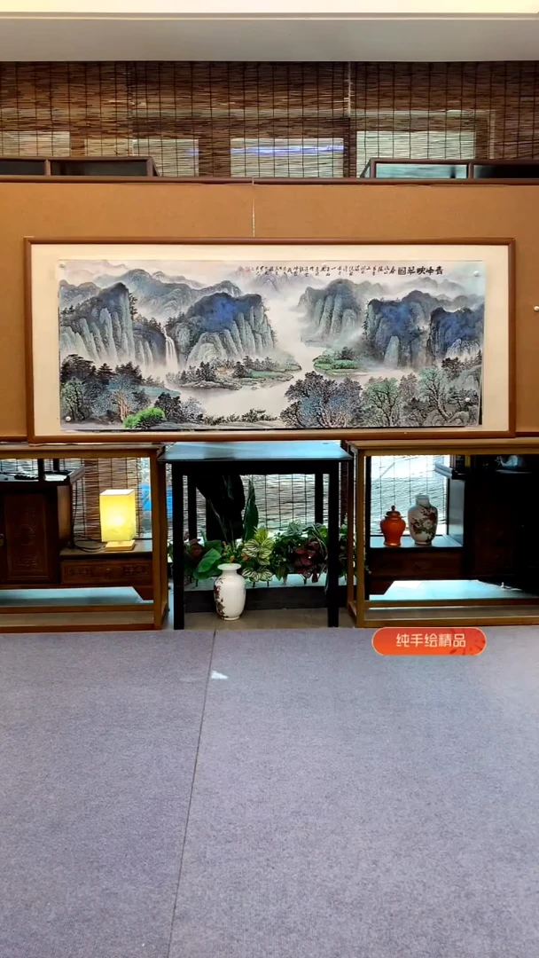 国画国画纯手绘纯实木205*85cm