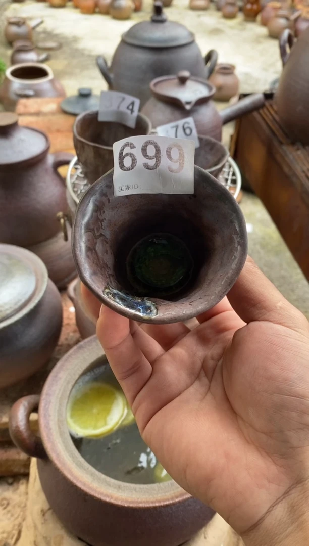 陶土手捏杯699