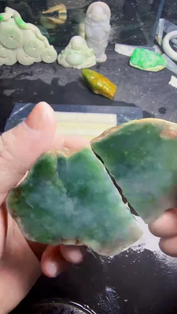 未镶嵌挂件翡翠特***星天然翡翠159