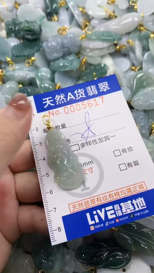 颈饰未镶嵌翡翠天然A货翡翠