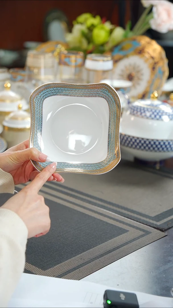 瓷片6英寸沙拉碗2个