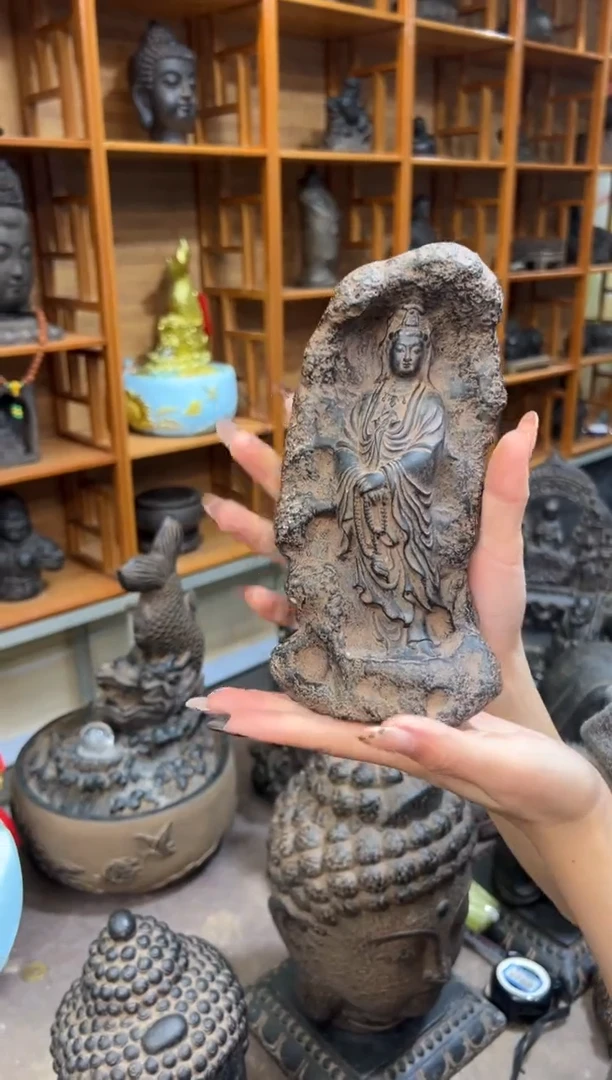 陶土【火山泥】普慈观音