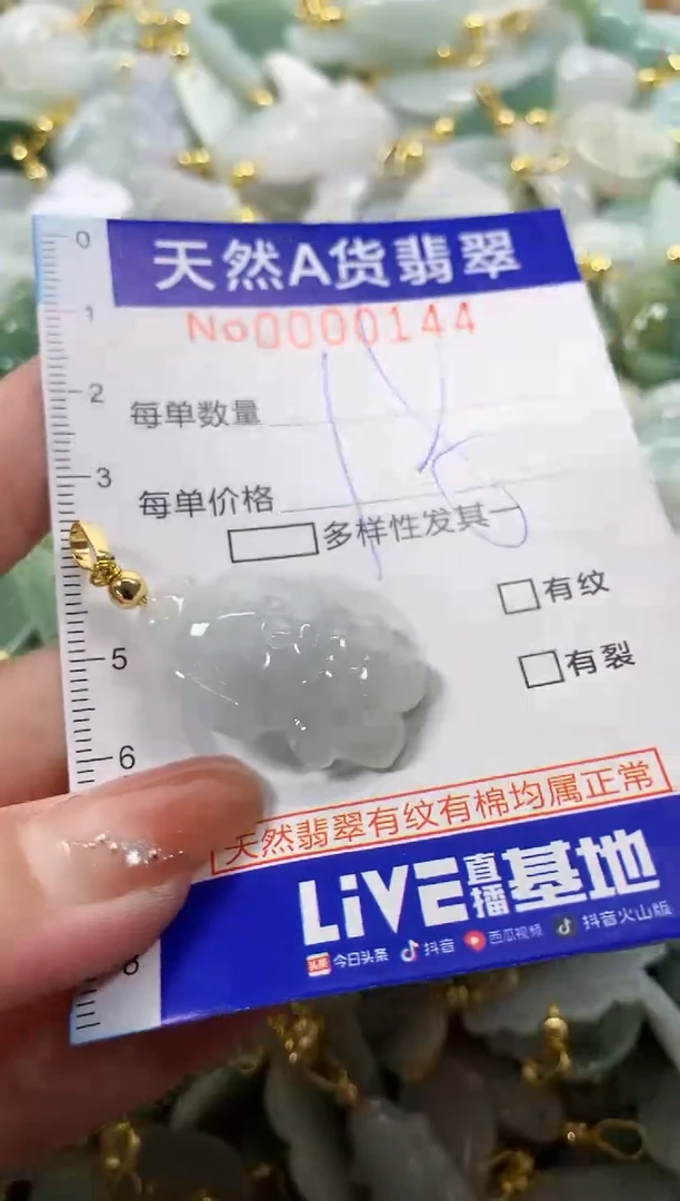 颈饰未镶嵌翡翠天然A货翡翠