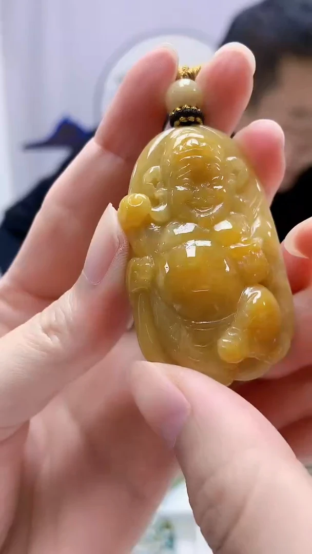 定制翡翠未镶嵌4898zm-毛货挂件73