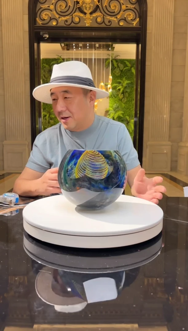 【闪购商品】摆件AJ06410星空艺术琉璃摆件