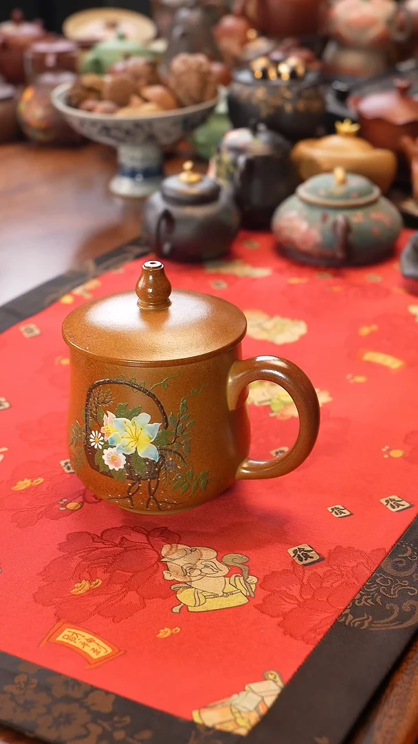 茶壶紫砂段泥柴烧盖杯