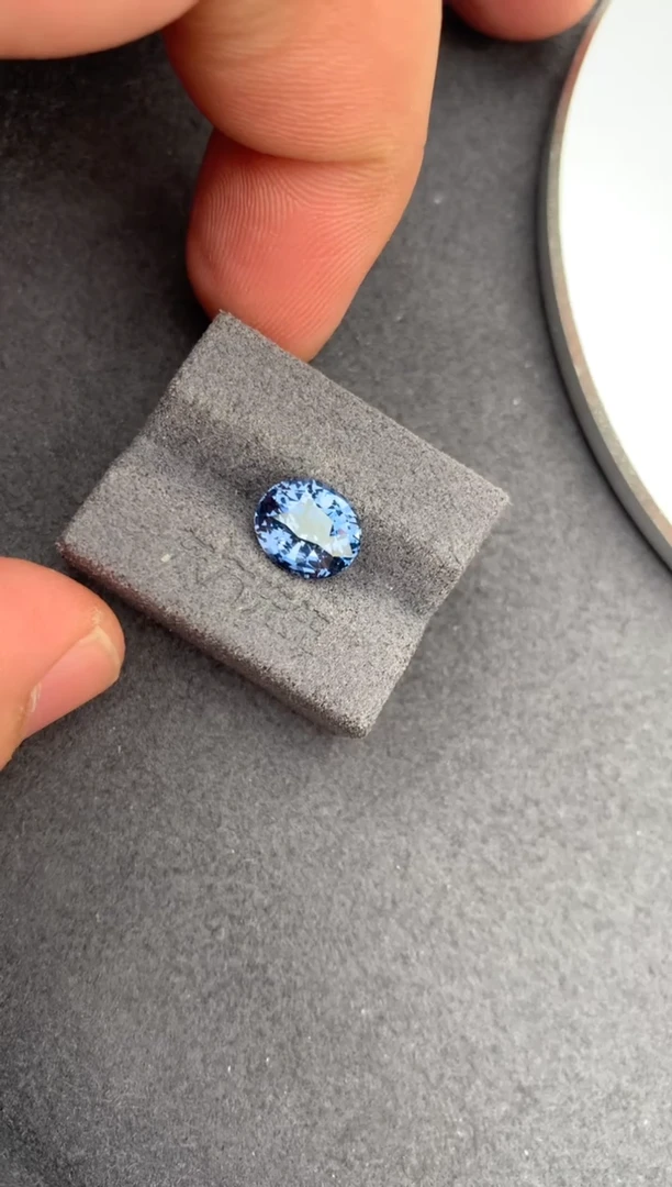 裸石尖晶石3ct 蓝尖晶 定制 A
