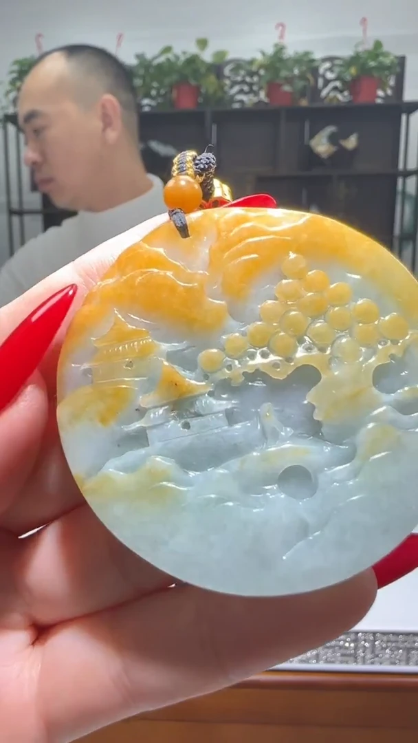 【闪购商品】翡翠颈饰未镶嵌天然翡翠A货吊坠