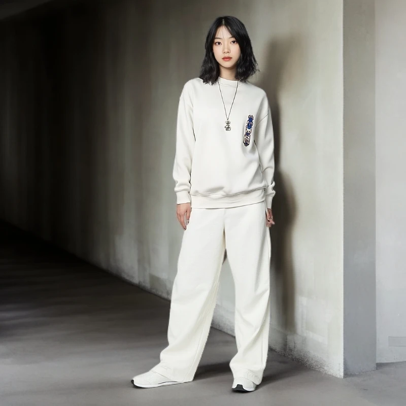 【亦佳穿搭】2025春款上衣卫衣春秋运动时尚休闲宽松圆领长袖百搭