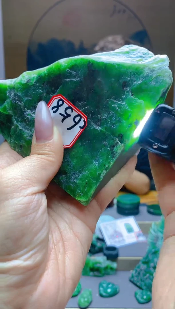 【闪购商品】和田玉（碧玉）珠宝半成品未镶嵌1