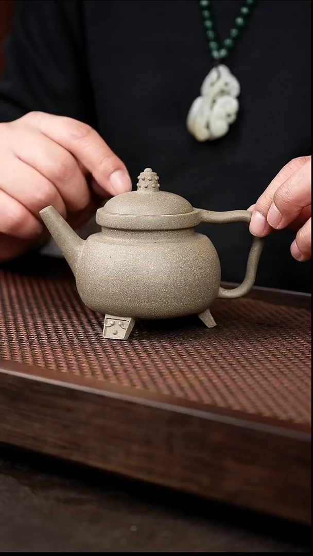 茶壶紫砂岩中泥乾坤