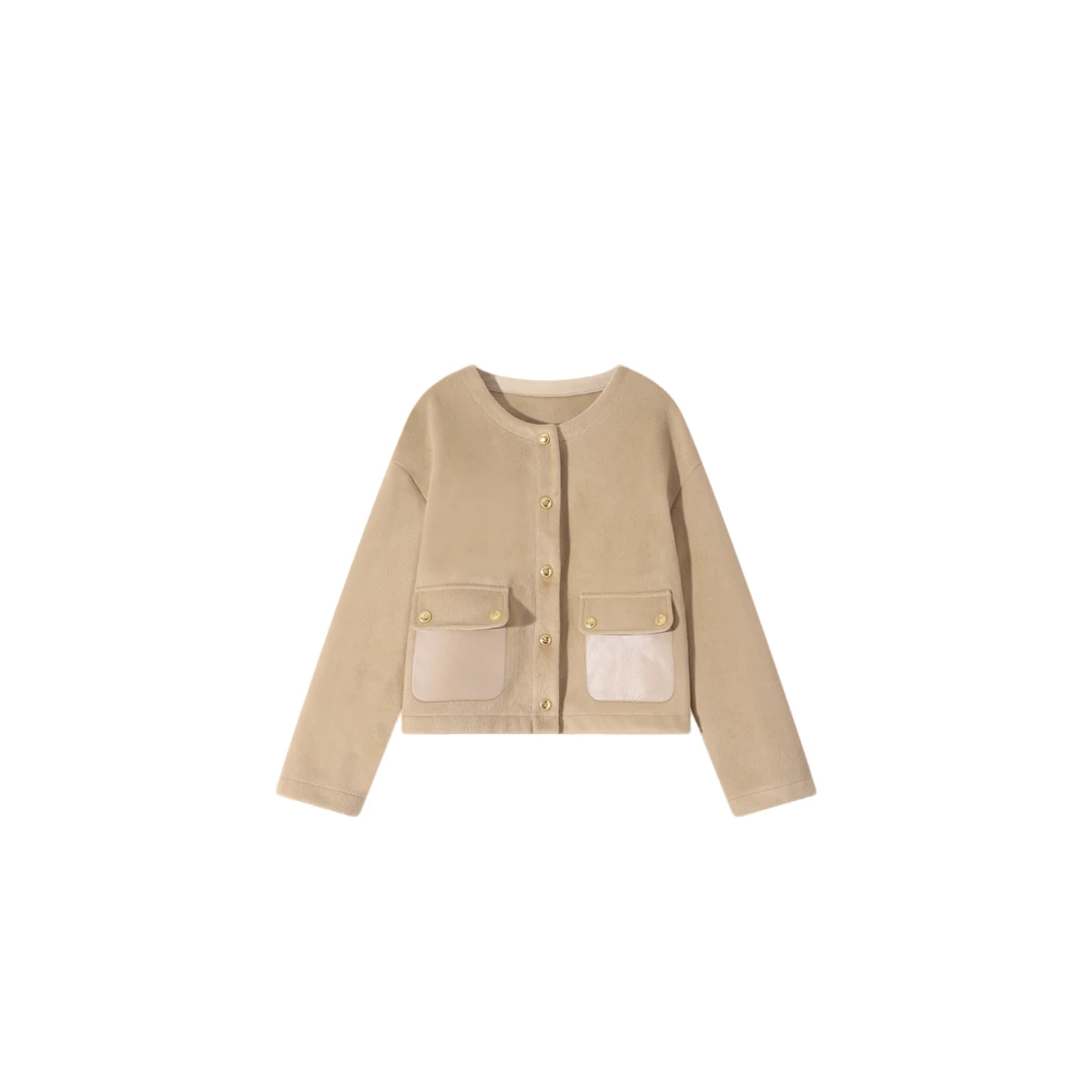 【龙哥专属】短款轻奢简约秋冬外套W9356517D