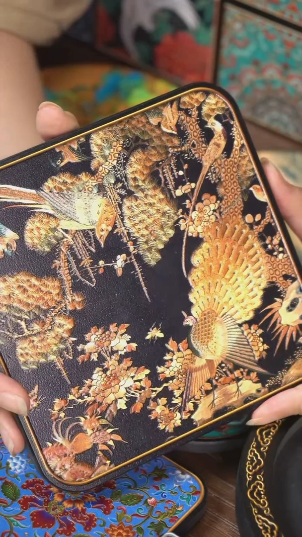 壹藏贰宝百鸟朝凤大垫子一片