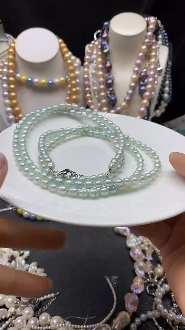 颈饰未镶嵌淡水珍珠多人