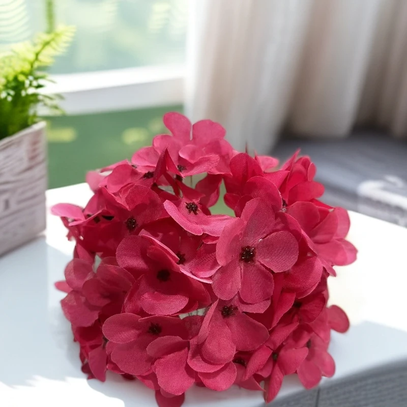 50朵绣球仿真花婚庆花72片绣球婚礼装饰结婚饰品花