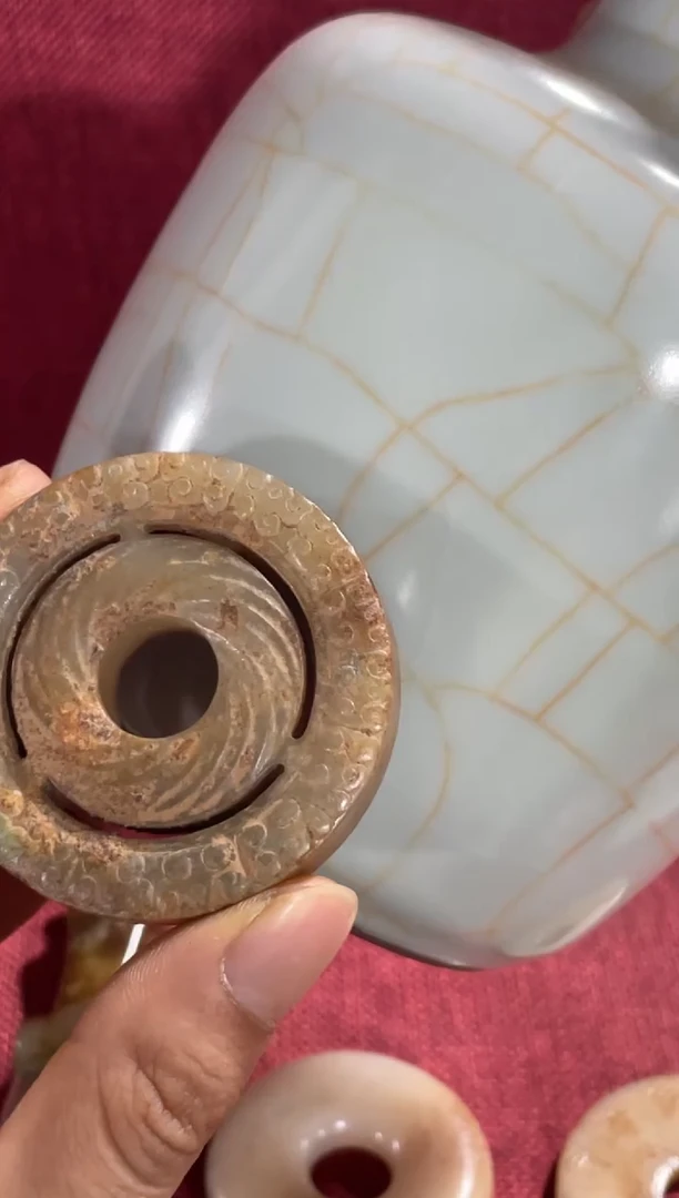 瓷片手工，手绘，瓷器